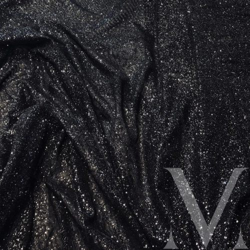 Mesh Black Glitter