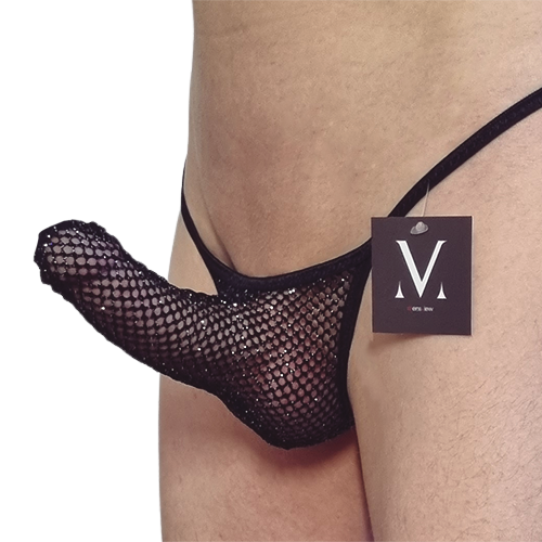 Eros Rocket Shaft - Mesh Black Glitter