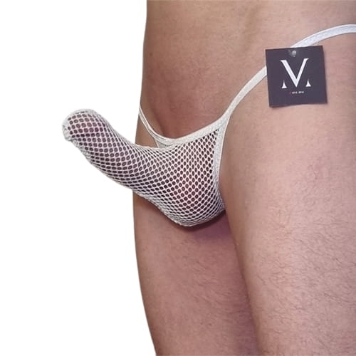 Eros Rocket Shaft - Mesh White Glitter