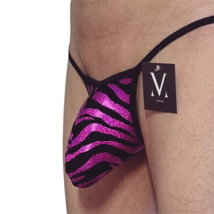 Theo Low Waist Bulge - Zebra Orchid Holo