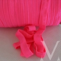 Neon Pink Elastic Waist