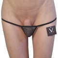 Minos Extreme Micro - Mesh Black Sparkle Silver