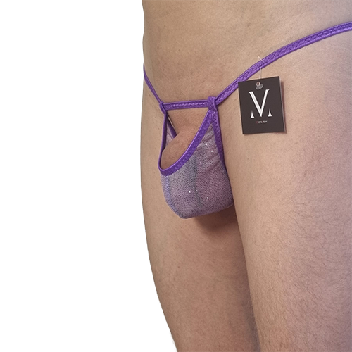 Eter Open Cock Bag - Mesh Lavender Sparkle