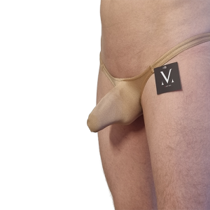 Leto Pico 3D Bulge Wide Straps - Solid Nude Tanned