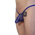 Leto Pico 3D Bulge - Mesh Royal Blue Glitter