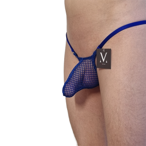 Leto Pico 3D Bulge - Mesh Royal Blue Glitter