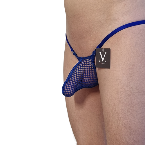 Leto Pico 3D Bulge - Mesh Royal Blue Glitter