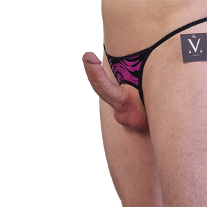 Deo Extreme Open Crotch - Zebra Orchid Holo