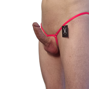 Pricus Extreme Cock Harness - Solid Intense Neon Coral