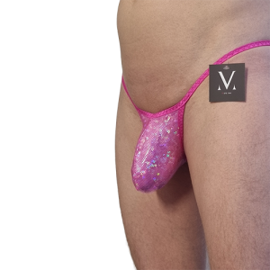 Theo Low Waist Bulge - Disco Fuchsia Holo