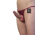 Deo Extreme Open Crotch - Mesh Claret Strong