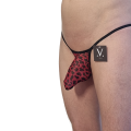 Leto Micro Pico 3D Bulge - Mesh Leopard Red