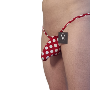 Leto Pico 3D Bulge - Polka Dots Red
