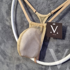 Dinlas Adjustable Pouch - Mesh Gold Sparkle