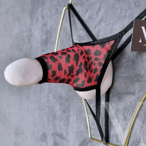 Cronus Rocket Ouvert Sleeve - Mesh Leopard Red