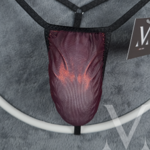 Dante Seamless - Mesh Metallic Burgundy