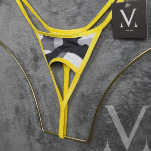 Deo Extreme Open Crotch - Camouflage #2 Grey Yellow