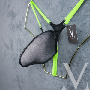 Keto Dong Pocket - Mesh Black Lime