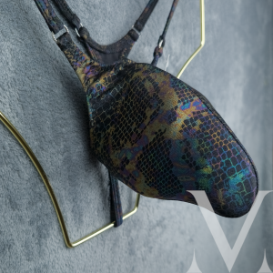 Keto Dong Pocket - Snakeskin Petrol Holo