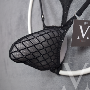 Xeno Coney Bulge - Mesh Black Stockings