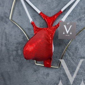 Xeno Coney Bulge - Shattered Glass Red Holo White