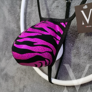 Theo Low Waist Bulge - Zebra Orchid Holo