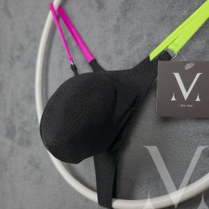 Aion Mini Bulge - Solid Black 2Tone Pink Lime