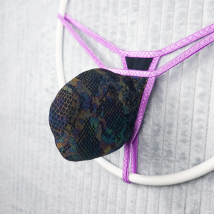 Zakai 4D Push Up & Out - Snakeskin Petrol Holo Lilac